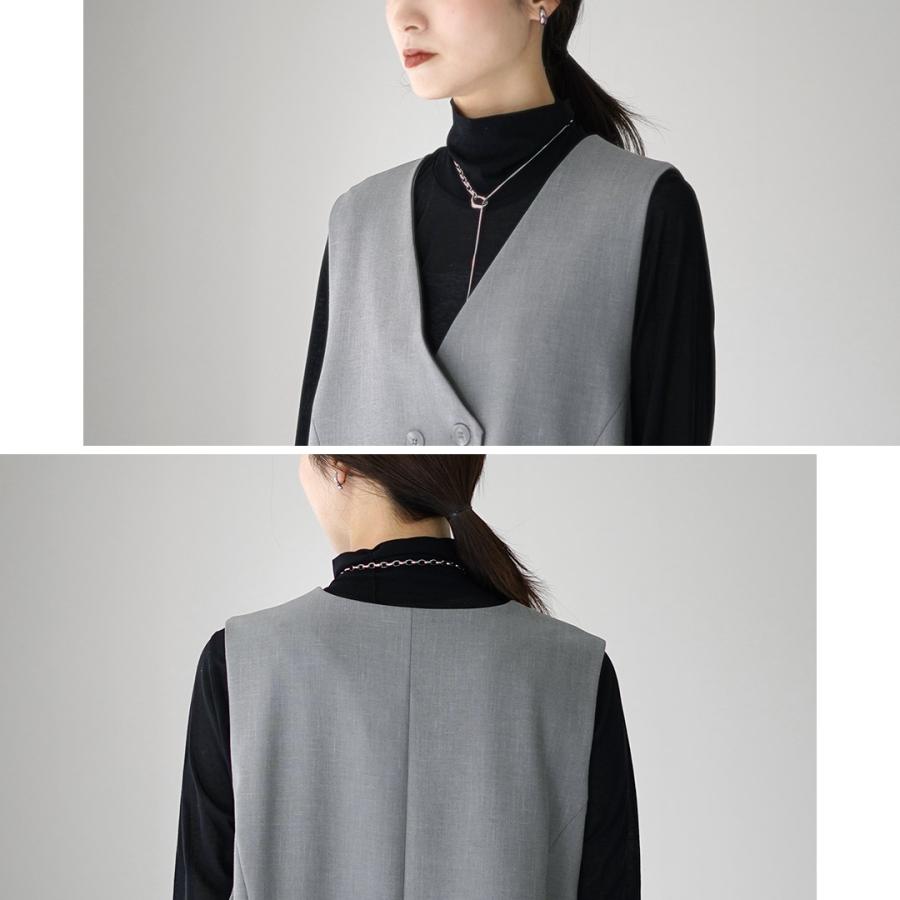 CYAN TOKYO（シアントーキョー） リネン アームプリーツ ジレ 2024年