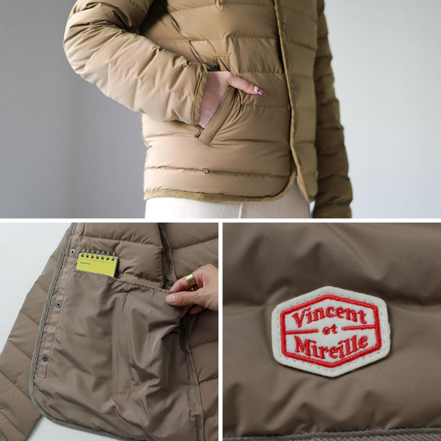 ういろー様　24AW ヴァンソン エ ミレイユ ステッチレス ダウン　ノーカラー VINCENT ET MIREILLE（ヴァンソン エ ミレイユ） ステッチレス ダウン