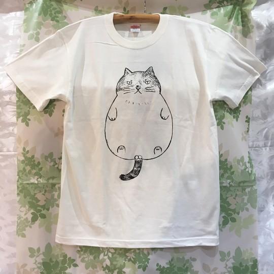 現品限り かなしきデブ猫ちゃん オリジナルｔシャツ パターンa1 バニラホワイト 男女兼用 猫ｔシャツおもしろ 猫柄 ご当地キャラ猫 Debu A1vw00t ねこの大五郎 Yahoo ショップ 通販 Yahoo ショッピング