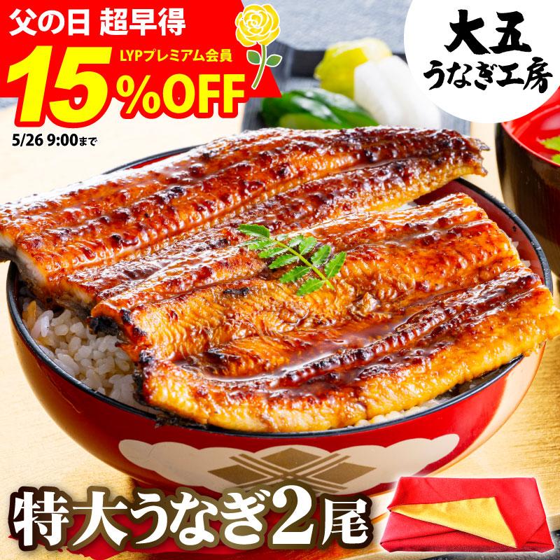 ギフト 国産うなぎ 長蒲焼(特大)2尾 父の日 プレゼント 鰻 ウナギ 内祝い 誕生日 結婚祝い プレゼント 高級 2人前 60代 70代 80代 食べ物 冷凍 爆買 | 大五うなぎ工房