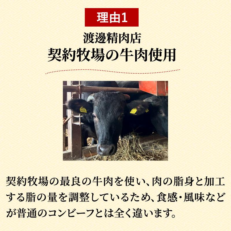 自家製コンビーフ 1.5kg (100g×15袋) 渡邊精肉店 牛肉 肉 まとめ買い コンビーフ こんびーふ 大容量 送料無料