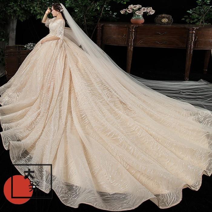 クーポン発行 ウエディングドレス 可愛い花嫁ドレス 大きいサイズ 体型カバー 結婚式ドレス 披露宴 ぽっちゃり 贅沢 前撮り 編み上げ 二次会 当日出荷 Clinicagastroservice Com Br