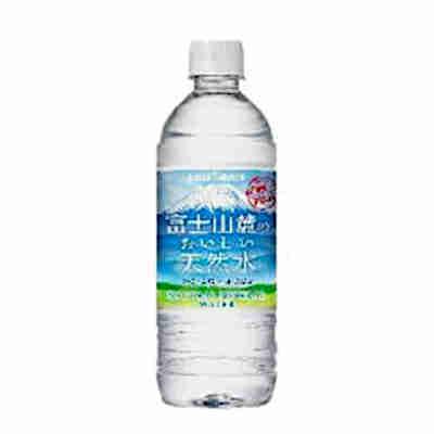 富士山麓のおいしい天然水 ポッカサッポロ 525ml ペット 24本入｜daihei