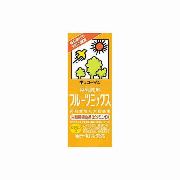 豆乳飲料フルーツミックス キッコーマン 200ml 18本入り｜daihei