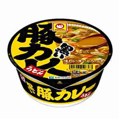 マルちゃん 黒い豚カレーうどん 東洋水産 12個入り｜daihei