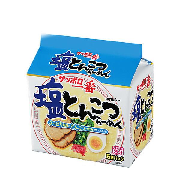 サッポロ一番 塩とんこつらーめん サンヨー食品 5食パック 6個入り｜daihei