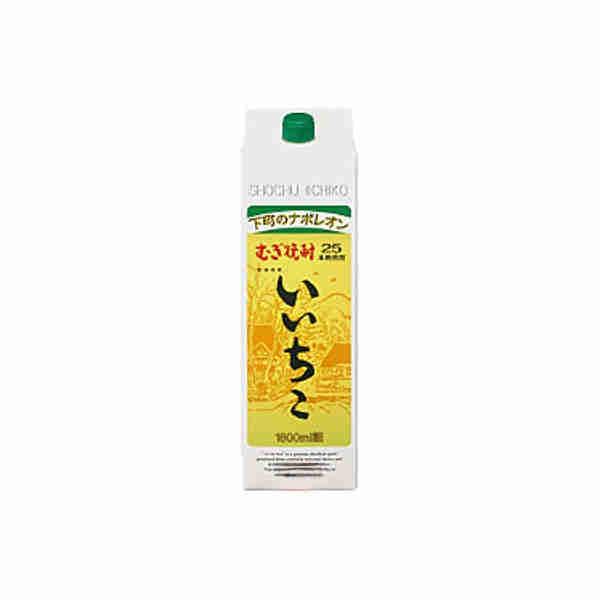 いいちこ 麦 25度 特価品コーナー☆ 三和酒類 定番スタイル 6本入 1.8L 1800ml パック