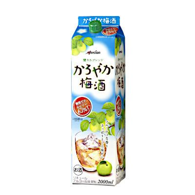 かろやか梅酒 2000ml×6本 かろやか梅酒 メルシャン 2.0L(2000ml) パック 6本入り : 問屋ダイヘイ