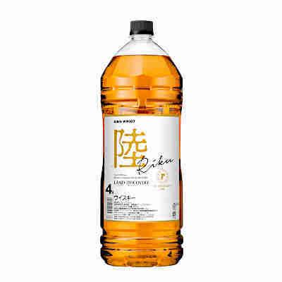 5/23 00:00迄限定値下げ‼️KIRIN陸ウイスキー 4L 4本 キリン（KIRIN） ウイスキー 陸 4L ペット 4本入 : 問屋ダイヘイYahoo