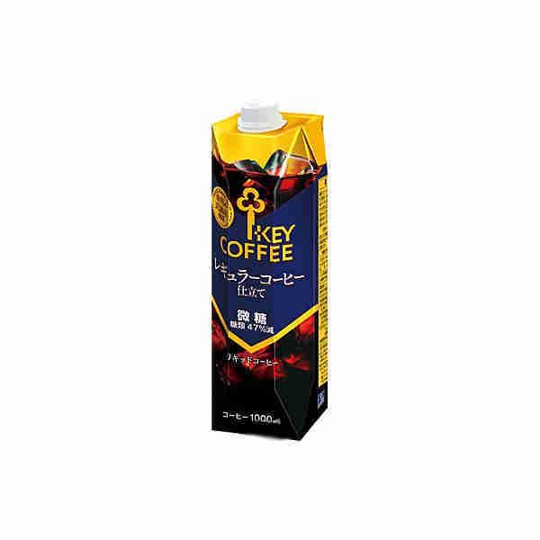 キーコーヒー リキッドコーヒー微糖 1L(1000ml)l紙パック 6本入り｜daihei