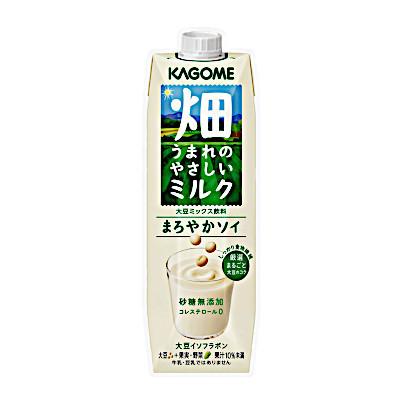 畑うまれのやさしいミルク まろやかソイ カゴメ 1000g 041円 当店一番人気 6本入2 【2021福袋】 パック