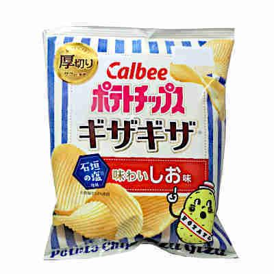 ポテトチップス ギザギザ 味わいしお味 カルビー 60g 12個入 問屋ダイヘイpaypayモール店 通販 Paypayモール
