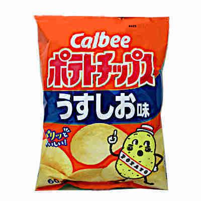 カルビー（Calbee） ポテトチップス うすしお 55g 16個入 : 問屋
