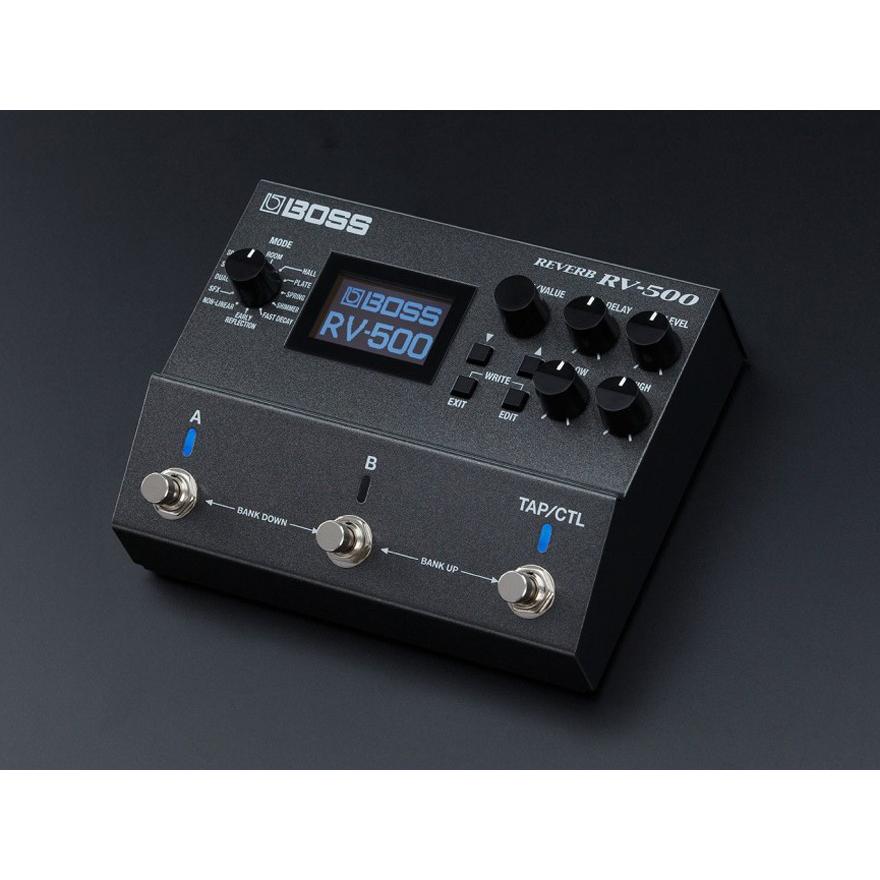 BOSS RV-500 Reverb 12モード 21タイプのリバーブを搭載 究極のリバーブ 今なら高品質9Vアダプタープレゼント｜daiichi-yaenosato