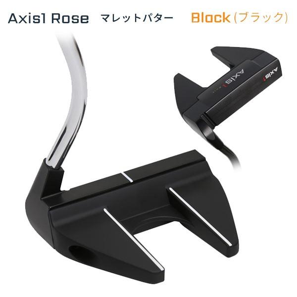 (数量限定)アクシスワン ローズ マレット パター ブラック AXIS1 ROSE PUTTER｜daiichigolf