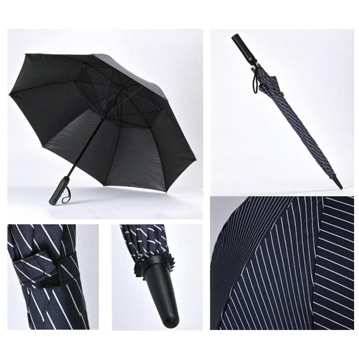 【大特価！】SPICE OF LIFE ファンファンパラソル 扇風機付き日傘 レジメンタル 60cm 晴雨兼用 FAN FAN PARASOL あすつく｜daiichigolf｜04