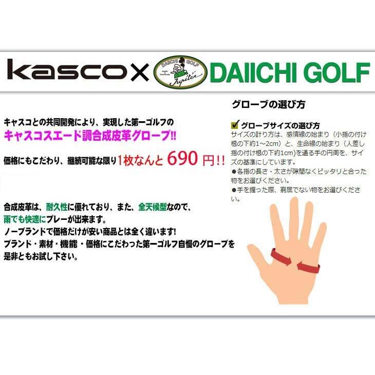 【5枚セット】 キャスコ 手袋 スエード調合成皮革 ゴルフグローブ TK-113 Kasco アウトレット セール 左手用 ネコポス対応 | kasco | 01
