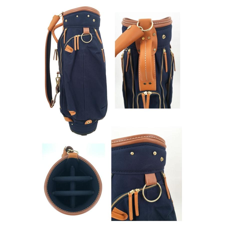 考英舎 キャディバッグ 9型 3.5kg ハンドメイド 板垣 帆布 C/Bag