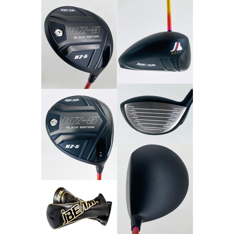(特注・ヘッド在庫有り) JBEAM ジェイビーム KZ-5 BLACK EDITION ドライバー USTマミヤ The ATTAS ジアッタス(10代目) シャフト