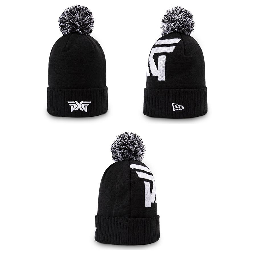 PXG ニット キャップ BIG HEAD CUFF BEANIE WITH POM NEWERA (PXG正規