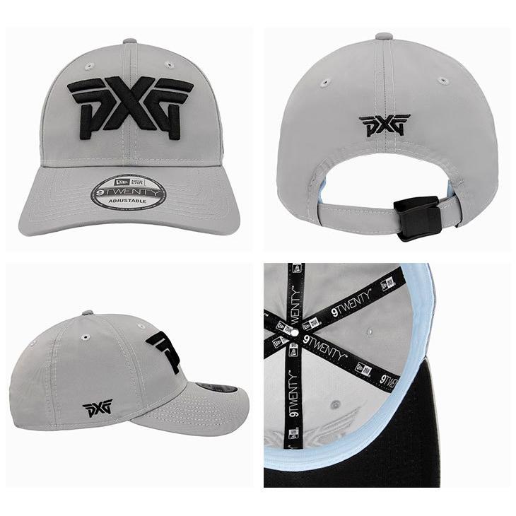 PXG キャップ PROLIGHT 920 ADJUSTABLE CAP グレー NEW ERA 9TWENTY (PXG正規品) ゴルフ あすつく｜daiichigolf｜02