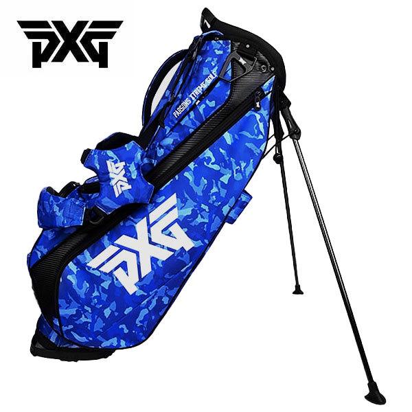 PXG FAIRWAY CAMO CARRY STAND BAG スタンド キャディバッグ ブルー XFPPU820733 Blue ゴルフ　あすつく｜daiichigolf