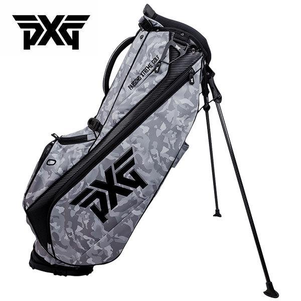 PXG カモフラ柄 スタンド式 キャディバッグ ゴルフバッグ フェアウェイ PXG FAIRWAY CAMO CARRY STAND BAG スタンド キャディバッグ グレー