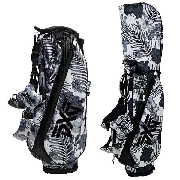 PXG スタンド キャディバッグ ホワイト 9型 Aloha Lightweight Carry Stand Bag White pxg
