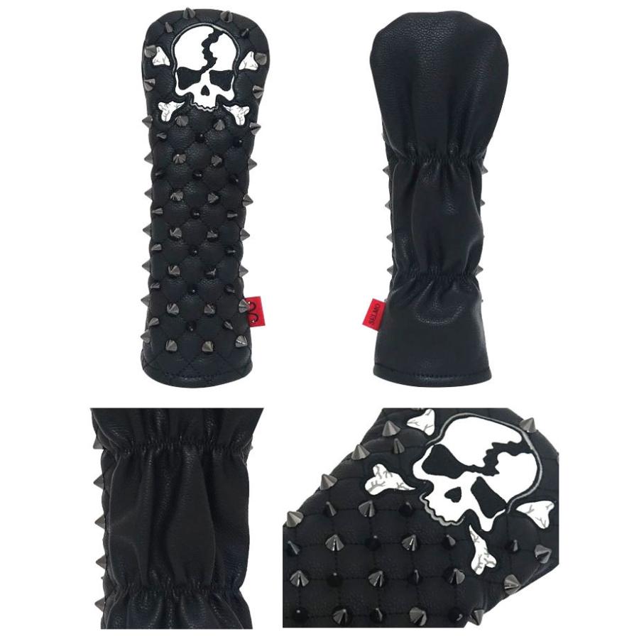 セルモ ヘッドカバー フェアウェイウッド用 スクアッド 7511 黒×黒  