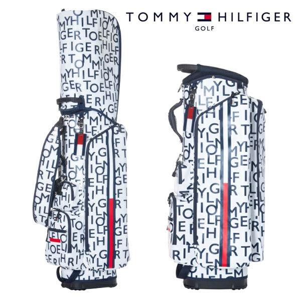 素晴らしい トミーヒルフィガー ゴルフ THMG1FC4 46インチ対応 9型 ターポリンモノグラム キャディバッグ カート HILFIGER TOMMY キャディバッグ