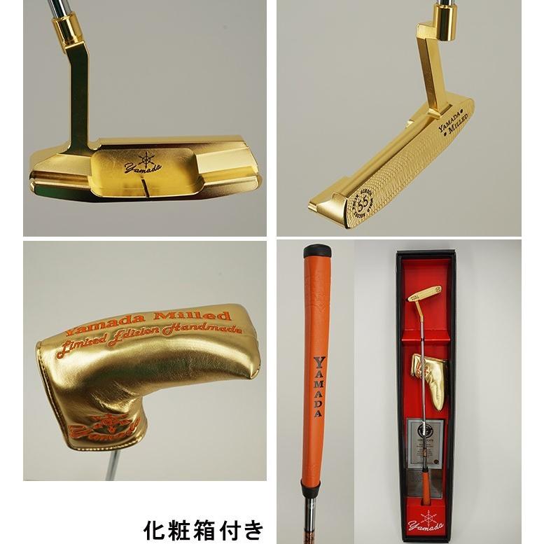 限定モデル】 山田パター工房 ゴールド エンペラー55パター Gold