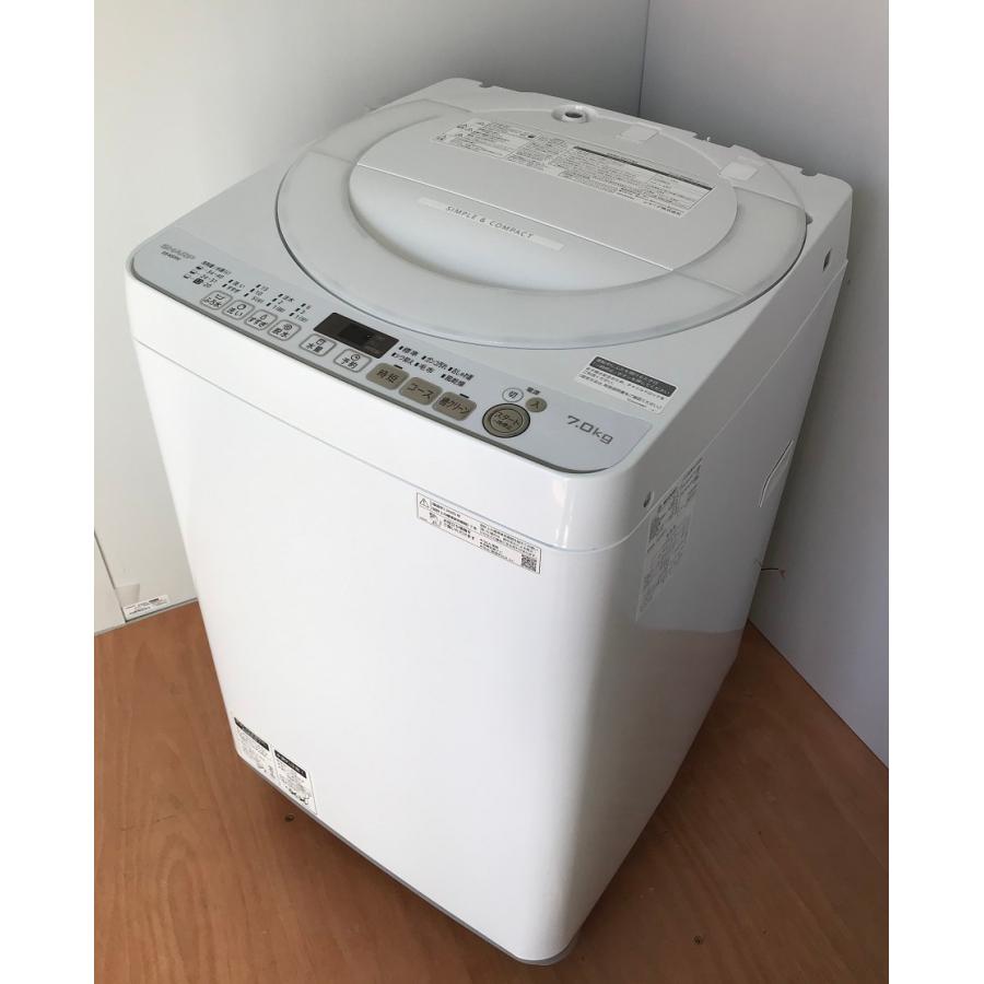 SHARP 全自動洗濯機 7.0kg 2020年製　ホワイト系 ES-KS70V-W｜daijiroh｜02
