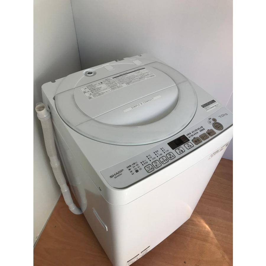 SHARP 全自動洗濯機 7.0kg 2020年製　ホワイト系 ES-KS70V-W｜daijiroh｜03