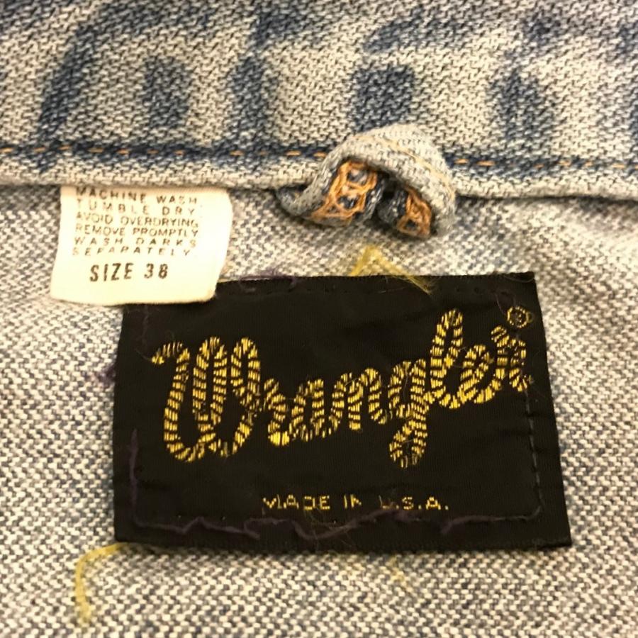 Wrangler（ラングラー） 古着 メンズ 4ポケット デニム ジャケット (38