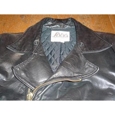 古着 レザー SAGA ヴィンテージ ライダースジャケット 古着/中古