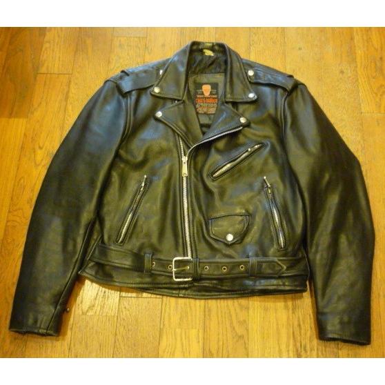 キュイーロンドン cuirs london 古着 レザーライダースジャケット