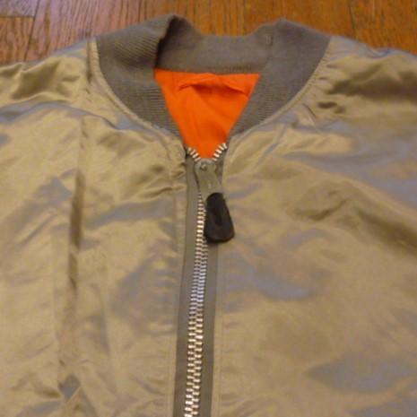 古着 MA-1 メンズ ミリタリー フライト ジャケット (MEDIUM) JACKET