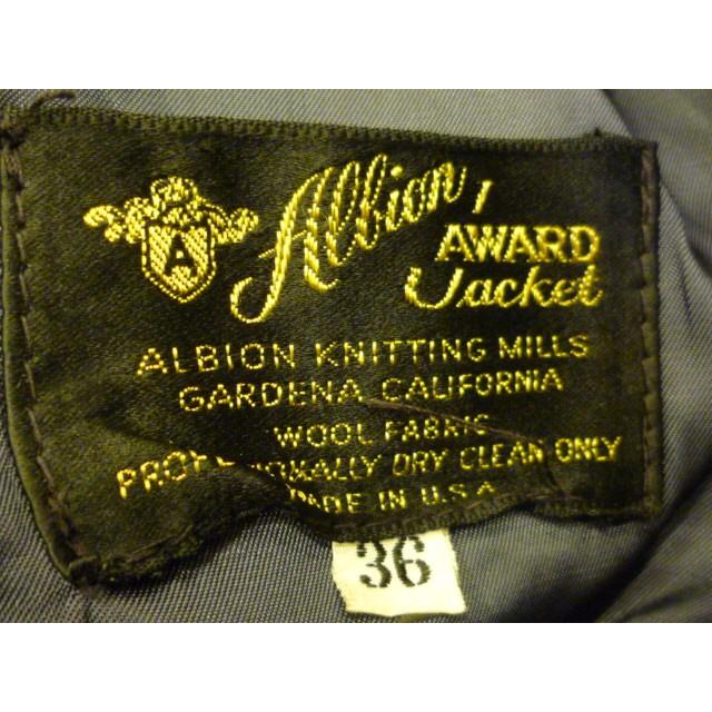 【USED】Albion AWARD Jacket スタジャン USA製 ALBION Award Jacket スタジャン 2025年最新】albion