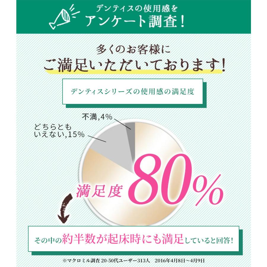 【公式】デンティス チューブタイプ 100g 2本セット  お買い得！口臭予防 歯磨き粉 ハミガキ 朝キス 歯磨き 恋するハミガキ dtcp｜daikanyama-st｜08