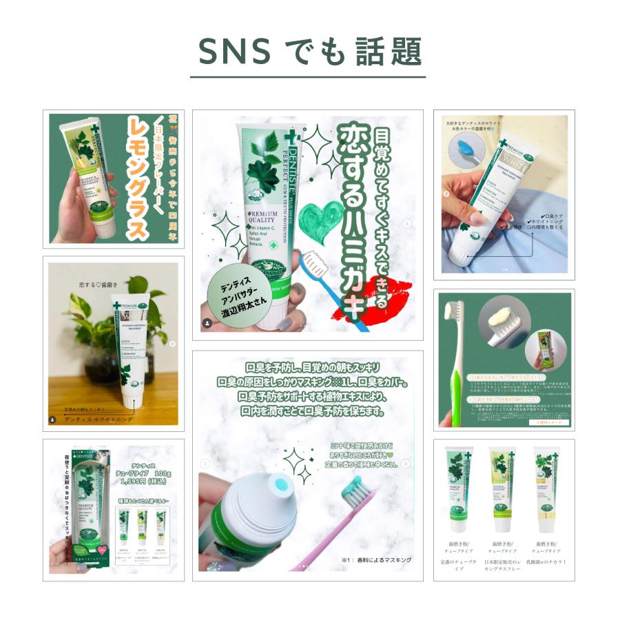DENTISTE'（デンティス） 日本限定フレーバー デンティスチューブ100g
