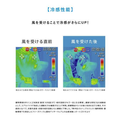 フリーズテック アームカバー 氷撃 冷感アームカバー 黒 ブラック 両腕用 冷感 猛暑対策ウェア 熱中症対策 冷却 汗 Peformanceパフォーマンス FREEZETECH｜daikanyama-st｜09