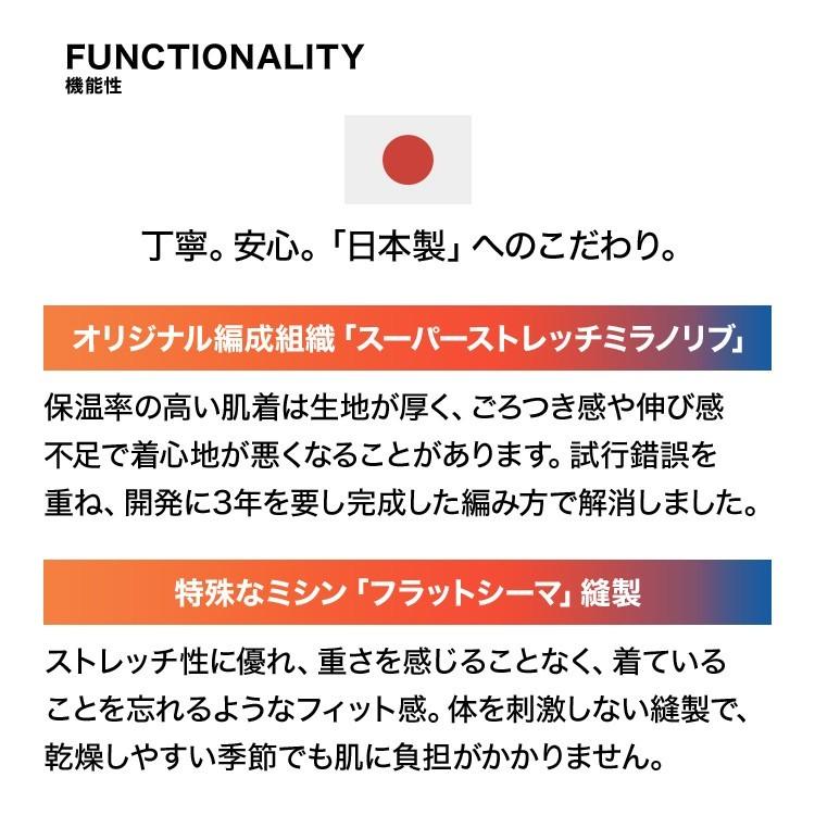 ThermOne サーモワン Vネック長袖インナー メンズ MENS 極暖 着心地 暖かい 保温性が高い アンダーウエア 下着 インナー トップス_5