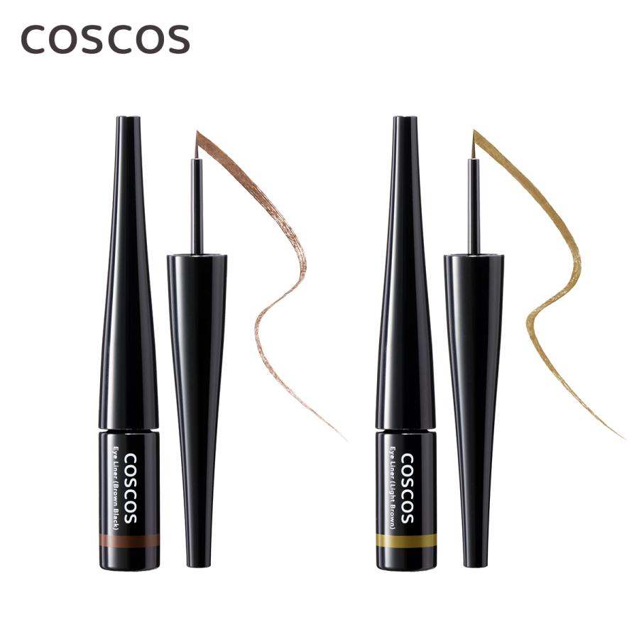 Coscos ロングラスティングアイライナー コスコス こすこす にじみにくい 高発色 リキッドアイライナー お湯で落とせる 目力 代官山お買い物通り 通販 Yahoo ショッピング