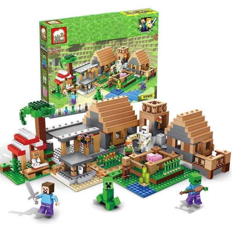 新品セール ブロック 村落 村 デラックス マインクラフト レゴ LEGO