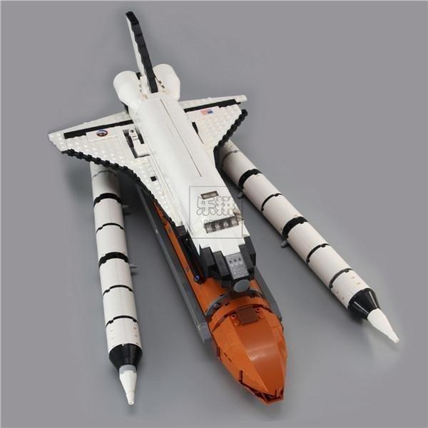 《》レゴブロック交換品 スペースシャトル 航空宇宙 ロケット ホワイト 建物 レゴ互換 おもちゃ 玩具 知育玩具