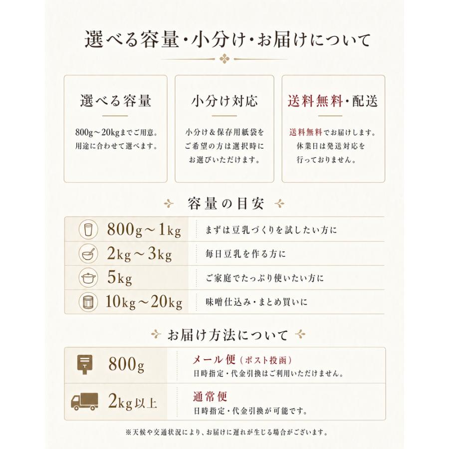 大豆 10kg 国産 フクユタカ ふくゆたか 5kg x2袋入り 業務用 国産大豆