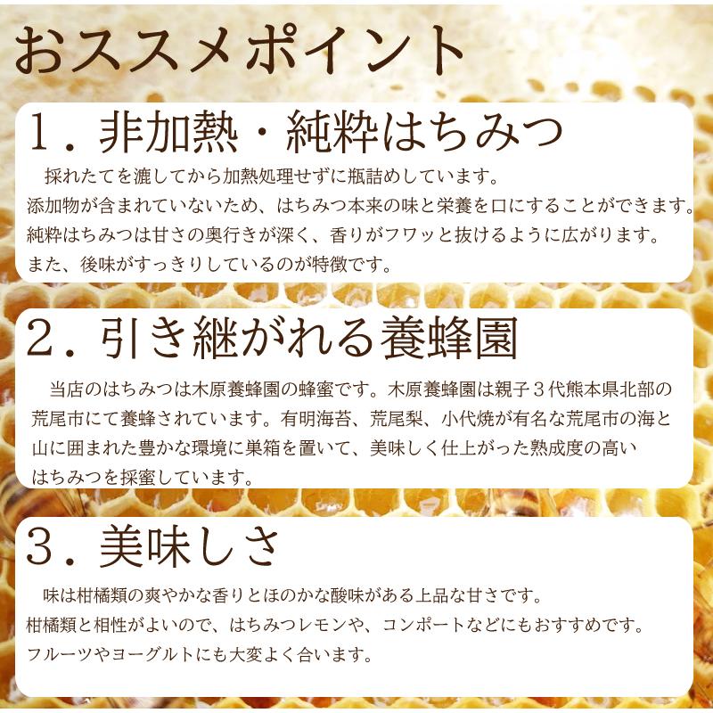 はちみつ 2kg (1kg x2) ハチミツ 非加熱 純粋蜂蜜 熊本県産 国産
