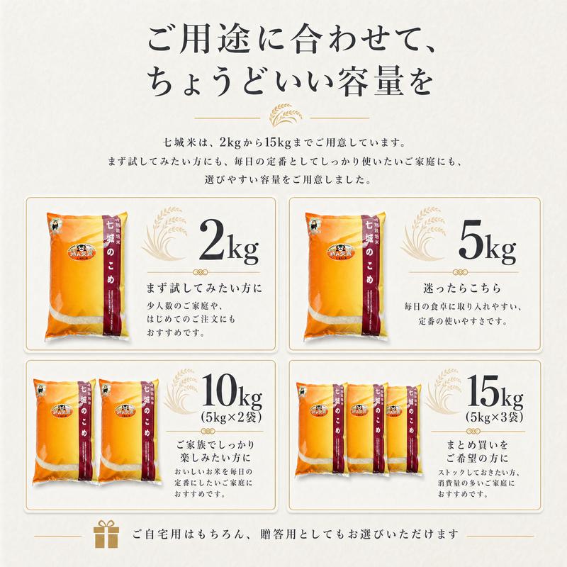 ヒノヒカリ　　七城米 ヒノヒカリ 七城米 5kg 令和7年産 七城の米 ひのひかり 当店人気1位の