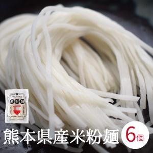 米粉麺 グルテンフリー 無添加 6個入り 熊本県産 そうめん ヒノヒカリ 国産 米粉うどん パスタ 離乳食 フォー ライスヌードル（Yahoo!・中山大吉商店）