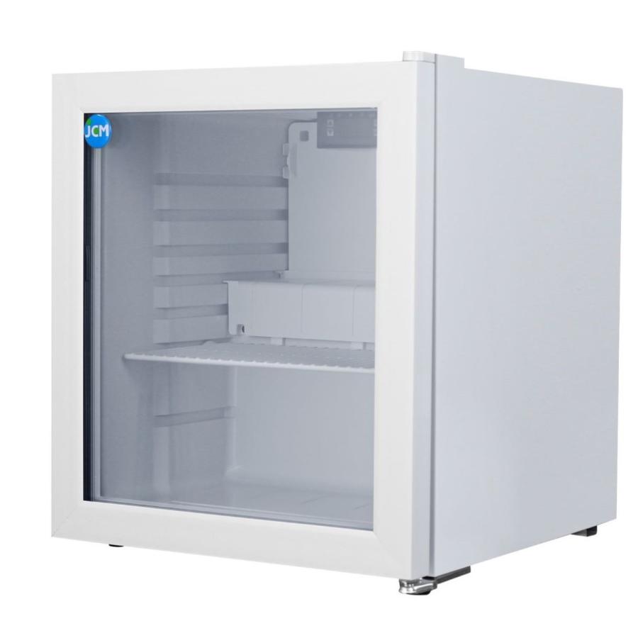 【値下げ】卓上型　冷蔵ショーケース　JCM製　46L　 楽天市場】JCM 卓上型冷蔵ショーケース -6℃～10℃ 46L JCMS-46 ホワイト